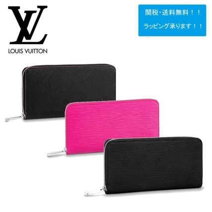 Louis Vuitton ZIPPY WALLET Unisex Leather Long Wallet Long Wallets 