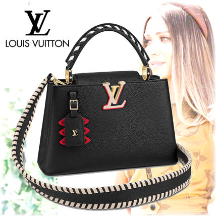Louis Vuitton EPI 2020 21AW Plain Leather Logo Shoulder Bags M56780 
