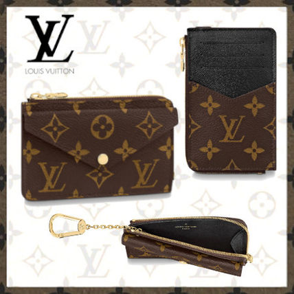 Louis Vuitton MONOGRAM 2020 21AW Monogram Unisex Leather Small Wallet Logo Coin Cases M69431 