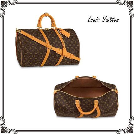 Louis Vuitton MONOGRAM 2020 SS Monogram Unisex Canvas A4 3WAY Leather Crossbody Logo 