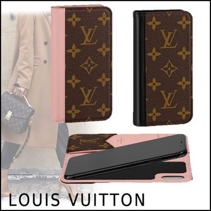 Louis Vuitton 2019 20AW 2019 20AW IPHONE X AND XS FOLIO 2colors smart phone cases M68686 M68687 