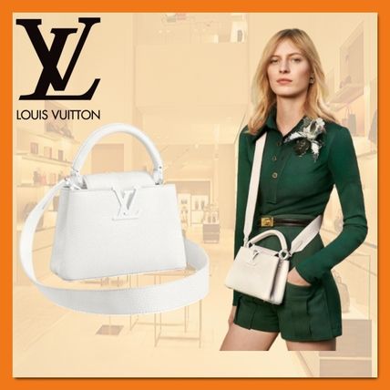 Louis Vuitton Casual Style 2WAY Leather Elegant Style Crossbody Handbags M55854 