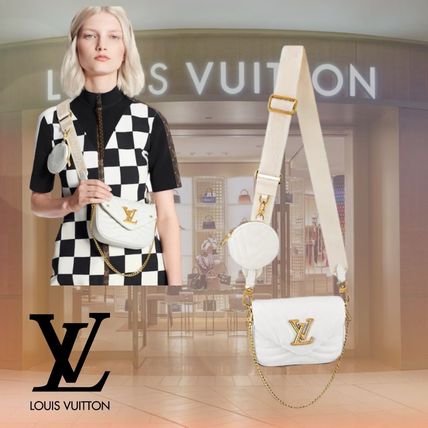 Louis Vuitton 2020 SS Leather Logo Shoulder Bags M56466 