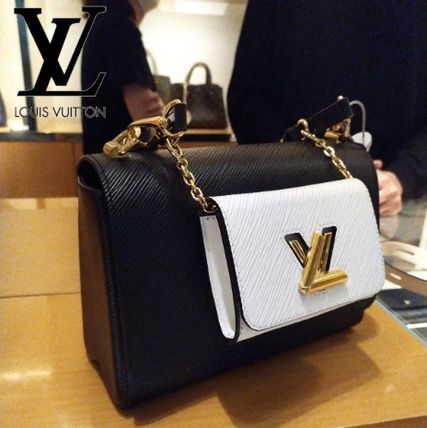 Louis Vuitton TWIST 2020 SS Casual Style Blended Fabrics 3WAY Bi color Plain Leather M55683 