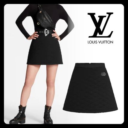 Louis Vuitton 2020 SS Quilted Jersey Skirt 1A63HN 
