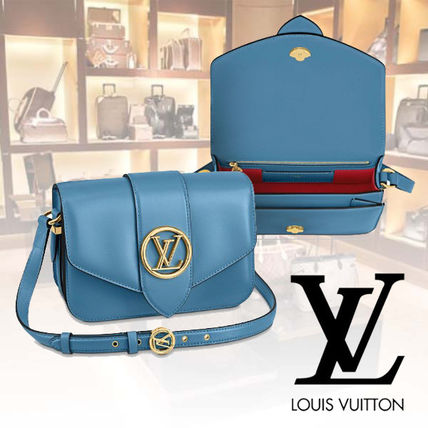 Louis Vuitton PONT NEUF 2020 SS 2WAY Plain Elegant Style Shoulder Bags M55947 