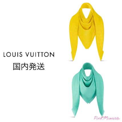 Louis Vuitton MONOGRAM 2020 SS Lightweight Scarves  Shawls M76234 M76229 