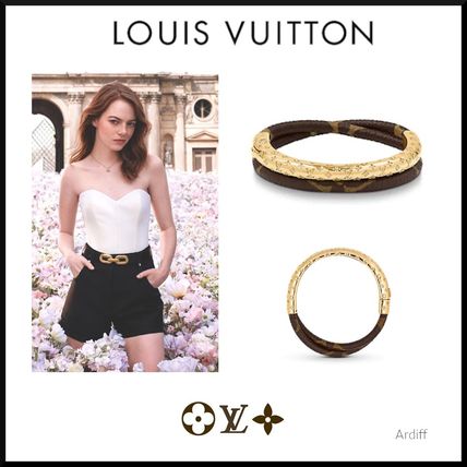 Louis Vuitton MONOGRAM Leather Bracelets M6541E 
