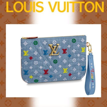Louis Vuitton MONOGRAM Monogram Unisex Canvas Denim Leather Logo 