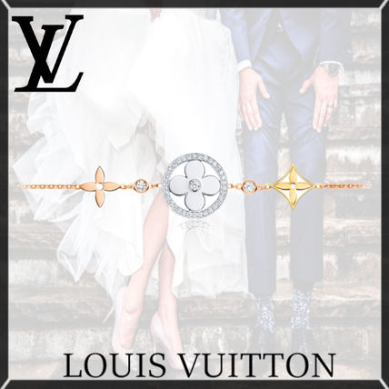 Louis Vuitton MONOGRAM Idylle Blossom Xl Bracelet 3 Golds And Diamonds Q95443 