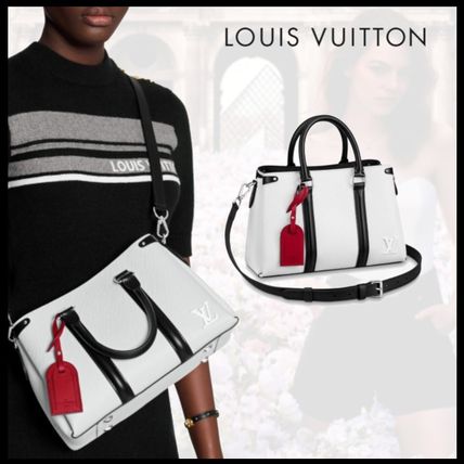 Louis Vuitton Casual Style A4 3WAY Plain Leather Office Style Crossbody M55616 