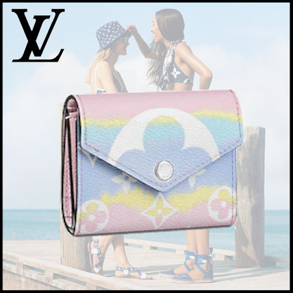 Louis Vuitton MONOGRAM Monogram Leather Folding Wallet Logo Folding Wallets M69341 