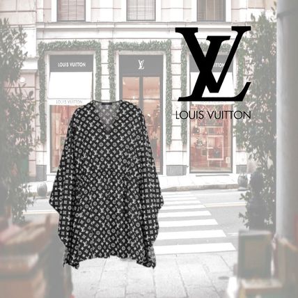 Louis Vuitton MONOGRAM Light Cape Dress 1A60EW 