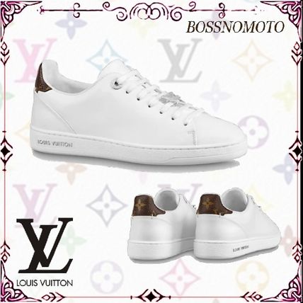Louis Vuitton 2020 Cruise Monogram Lace up Casual Style Blended Fabrics Plain Leather 1A67EO 