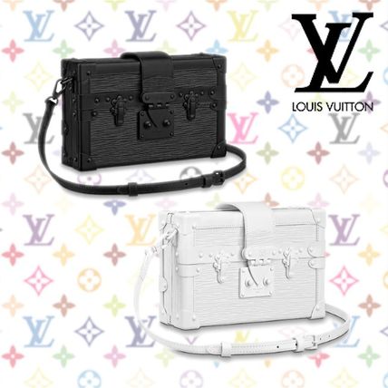 Louis Vuitton Plain Leather Crossbody Shoulder Bags M55860 M55859 