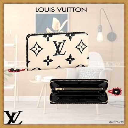 Louis Vuitton MONOGRAM 2020 21AW Monogram Leather Logo Long Wallets M69727 