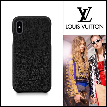 Louis Vuitton MONOGRAM Unisex Leather iPhone X iPhone XS Smart Phone Cases M68890 