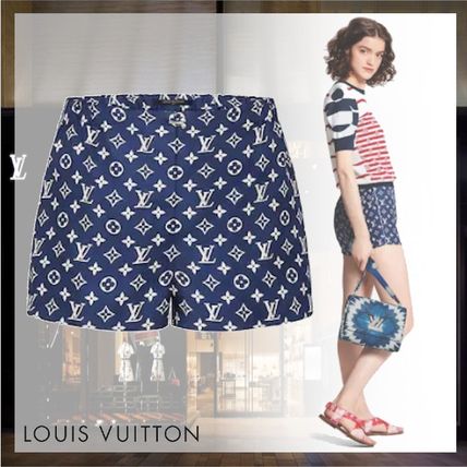 Louis Vuitton 2020 SS Monogram Silk Lounge  Sleepwear 1A7SFF 