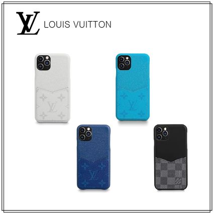 Louis Vuitton Leather Logo Smart Phone Cases N60401 M30601 M30683 M30600 