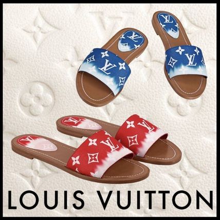 Louis Vuitton MONOGRAM Monogram Blended Fabrics Plain Sandals 1A7TO7 1A7TND 