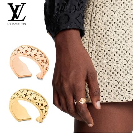 Louis Vuitton MONOGRAM Casual Style Initial Elegant Style Rings 