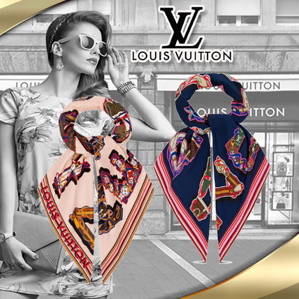 Louis Vuitton Casual Style Silk Office Style Elegant Style M76410 