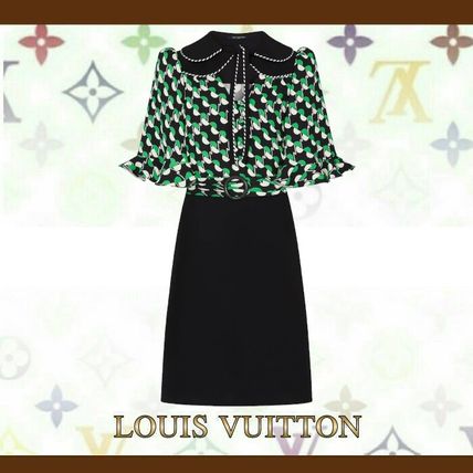 Louis Vuitton 2020 SS Fluid Dress 1A7UR6 1A7SJE 1A7SJD 1A7SJC 1A7SJB 1A7SJA 1A7SJ9 