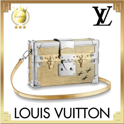 Louis Vuitton PETITE MALLE 2020 SS Casual Style Calfskin 2WAY Bi color Plain Leather 