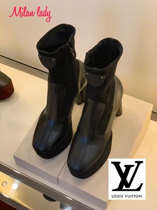 Louis Vuitton Leather Boots Boots 1A7U7S 
