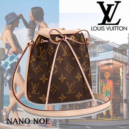Louis Vuitton MONOGRAM Monogram Casual Style Canvas 2WAY Leather Party Style Purses 