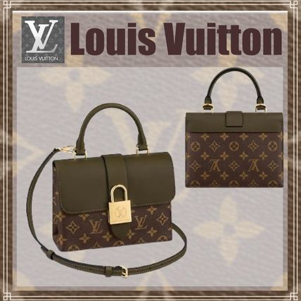 Louis Vuitton Monogram 2WAY Leather Party Style Office Style Logo M44797 