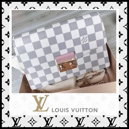 Louis Vuitton 2020 21AW Street Style Plain Leather Logo Shoulder Bags N60357 N60358 