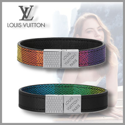 Louis Vuitton Casual Style Unisex Blended Fabrics Street Style Leather M6553E 