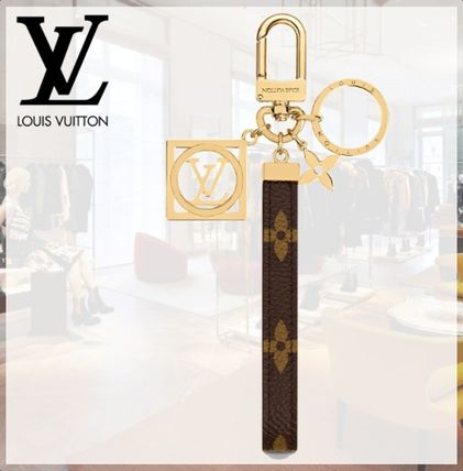 Louis Vuitton MONOGRAM Monogram Canvas Logo Keychains  Bag Charms 