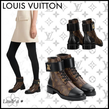 Louis Vuitton 2020 SS Monogram Leather Boots Boots 1A2Q3Q 