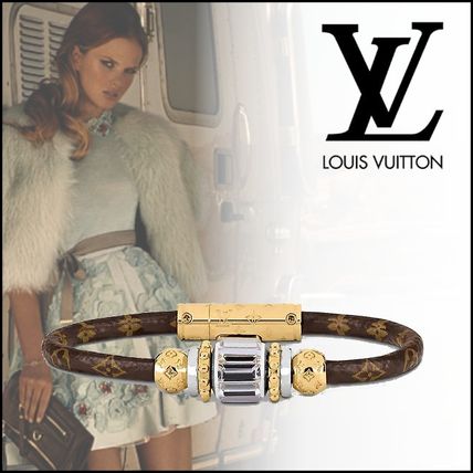 Louis Vuitton Bangles Casual Style Leather Bracelets M6771E 