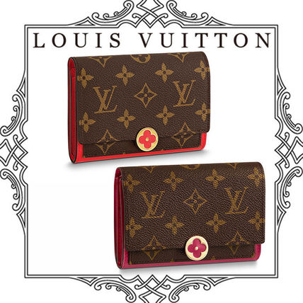 Louis Vuitton MONOGRAM 2019 SS Flore Compact Wallet M64588 M64587 