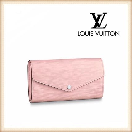 Louis Vuitton EPI 2020 SS Plain Leather Logo Long Wallets M61216 