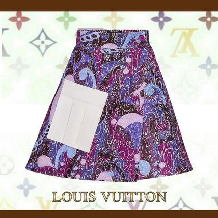 Louis Vuitton 2020 SS A Line Wrap Skirt 1A7T0Z 1A7T0Y 1A7T0X 1A7T0W 1A7T0V 1A7T0U 