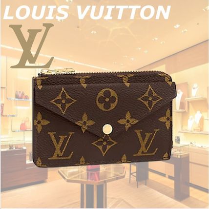 Louis Vuitton 2020 21AW Monogram Unisex Canvas Leather Logo Coin Cases M69431 
