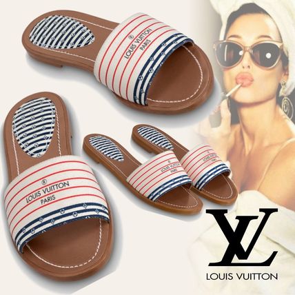 Louis Vuitton LOCKIT 2020 SS Lv Escale Lock It Flat Mule 1A7U32 