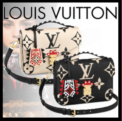 Louis Vuitton 2020 21AW Monogram Casual Style Calfskin Blended Fabrics Street Style 