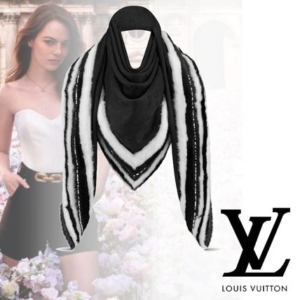 Louis Vuitton MONOGRAM Winter Party Monogram Shawl M74352 