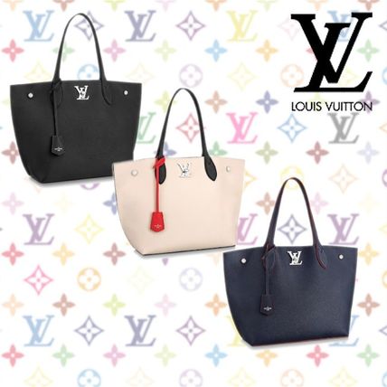 Louis Vuitton Calfskin 2WAY Logo Totes M52759 M55237 M55028 