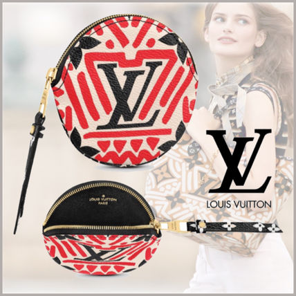 Louis Vuitton MONOGRAM 2020 21AW Monogram Leather Logo Coin Cases M69505 