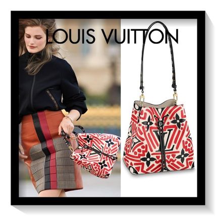 Louis Vuitton Monogram Casual Style Canvas Blended Fabrics 2WAY Leather M45362 