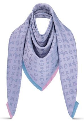 Louis Vuitton 2020 21AW Knit  Fur Scarves M76077 