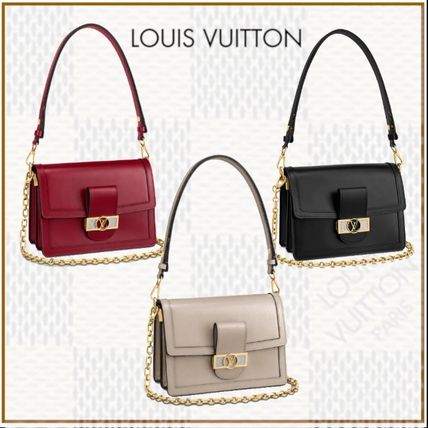 Louis Vuitton 2020 Cruise Calfskin Blended Fabrics 2WAY Chain Plain Elegant Style 