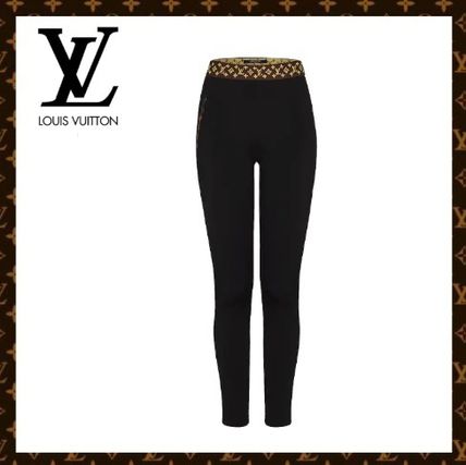 Louis Vuitton MONOGRAM 2020 21AW Leggings With Monogram Elastic Belt 1A7VTC 