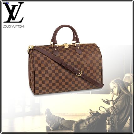 Louis Vuitton Monogram Canvas 2WAY Leather Elegant Style Crossbody Logo N41366 
